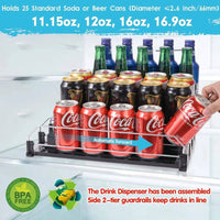 Soda Can Dispenser for Refrigerator | Kitchen | Luvasmr - Satisfyingly Organised
