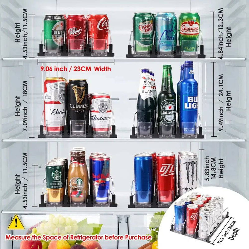 Soda Can Dispenser for Refrigerator | Kitchen | Luvasmr - Satisfyingly Organised