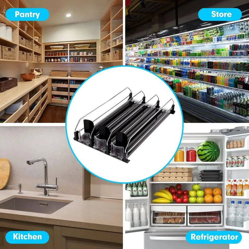 Soda Can Dispenser for Refrigerator | Kitchen | Luvasmr - Satisfyingly Organised