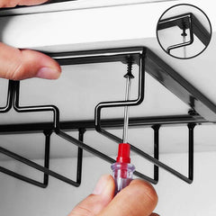 Hanging Wine Glass Holder | Kitchen | Luvasmr - Satisfyingly Organised