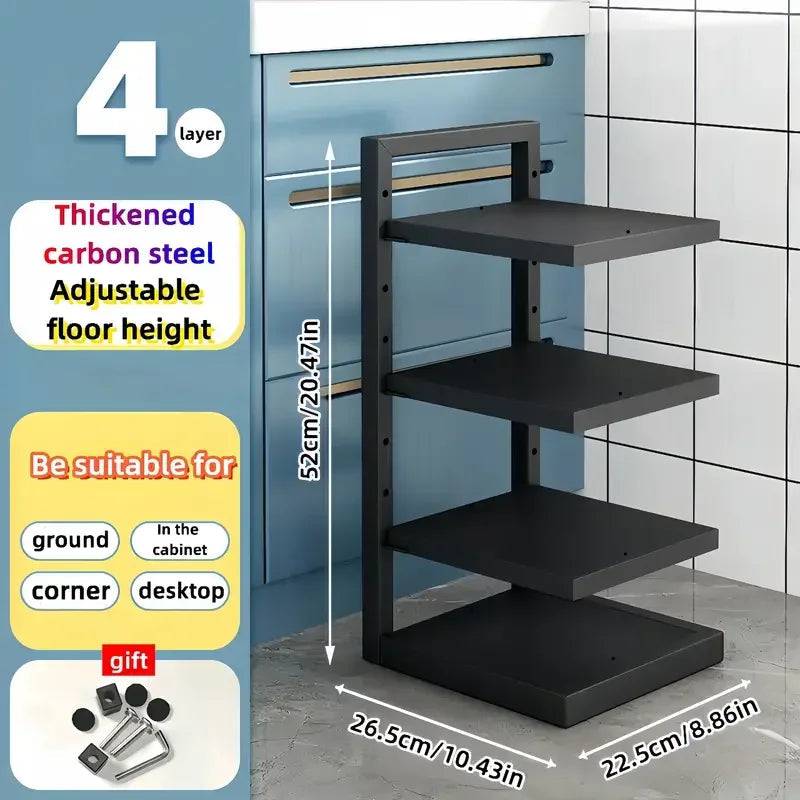 Adjustable Pot Rack Organiser | Kitchen | Luvasmr - Satisfyingly Organised