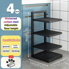 Adjustable Pot Rack Organiser | Kitchen | Luvasmr - Satisfyingly Organised