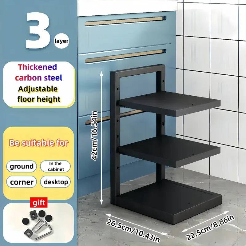 Adjustable Pot Rack Organiser | Kitchen | Luvasmr - Satisfyingly Organised
