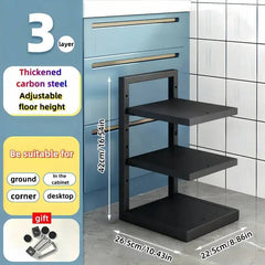 Adjustable Pot Rack Organiser | Kitchen | Luvasmr - Satisfyingly Organised
