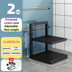 Adjustable Pot Rack Organiser | Kitchen | Luvasmr - Satisfyingly Organised