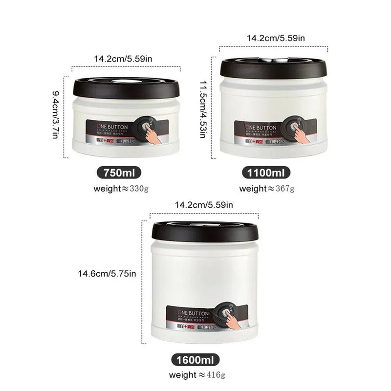 Vacuum Pump Coffee Canister | Kitchen | Luvasmr - Satisfyingly Organised