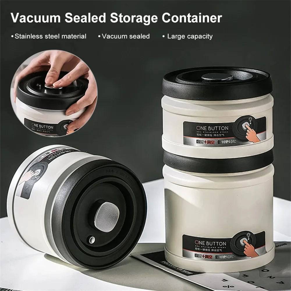 Vacuum Pump Coffee Canister | Kitchen | Luvasmr - Satisfyingly Organised