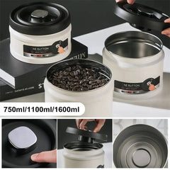 Vacuum Pump Coffee Canister | Kitchen | Luvasmr - Satisfyingly Organised
