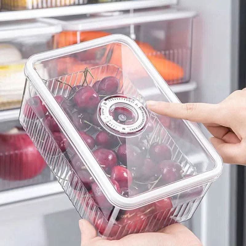 Versatile Refrigerator Storage Box with Lid - Luvasmr