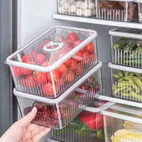Versatile Refrigerator Storage Box with Lid - Luvasmr