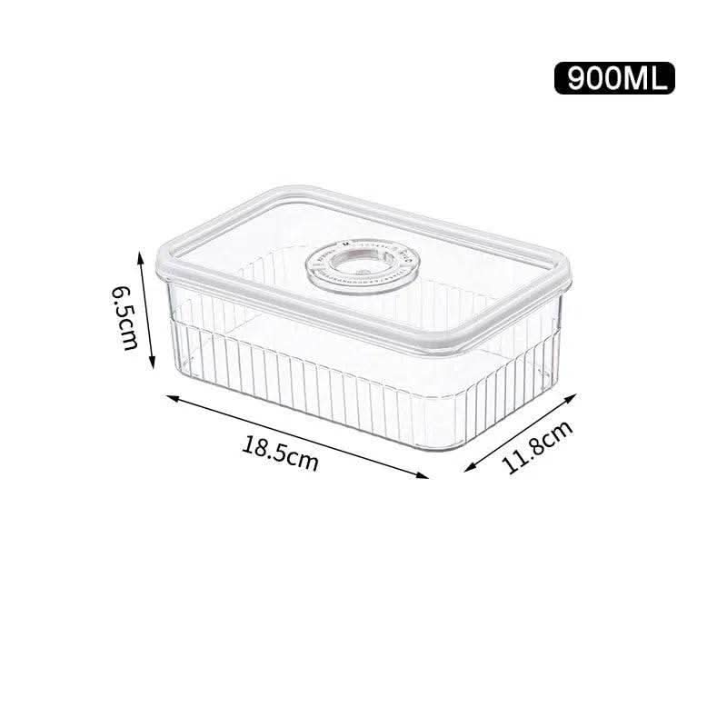 Versatile Refrigerator Storage Box with Lid - Luvasmr