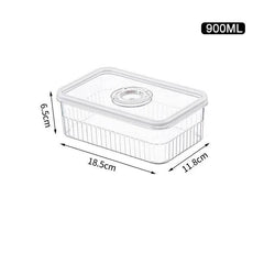 Versatile Refrigerator Storage Box with Lid - Luvasmr