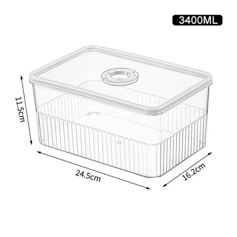 Versatile Refrigerator Storage Box with Lid - Luvasmr