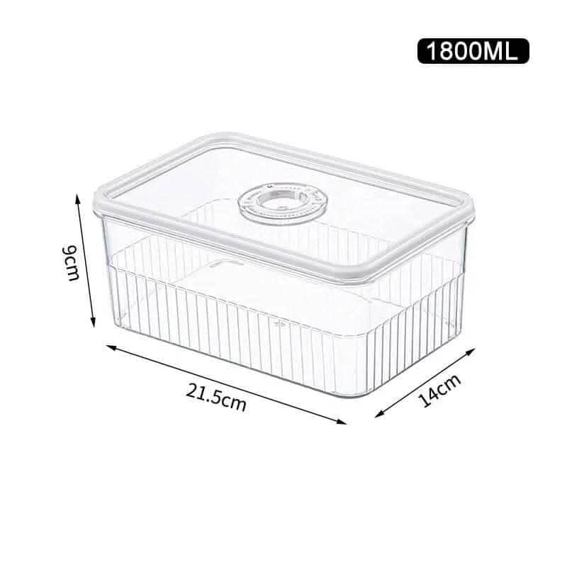 Versatile Refrigerator Storage Box with Lid - Luvasmr