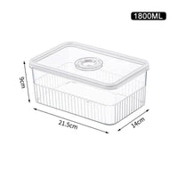 Versatile Refrigerator Storage Box with Lid - Luvasmr