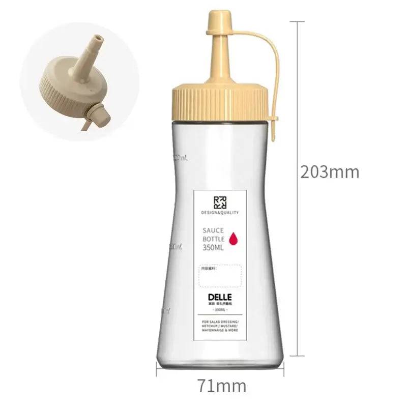 Multi-Purpose Condiment Dispenser 350ml with stylish cap for easy seasoning access in the kitchen.
