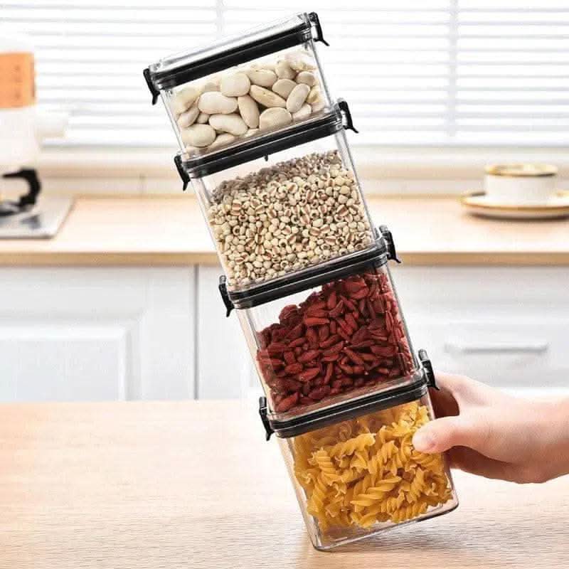 Stackable Moisture Proof Storage Jars - Luvasmr