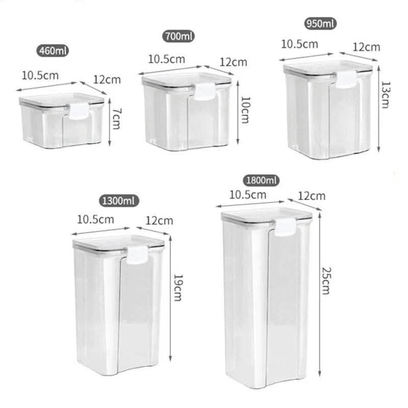 Stackable Moisture Proof Storage Jars - Luvasmr