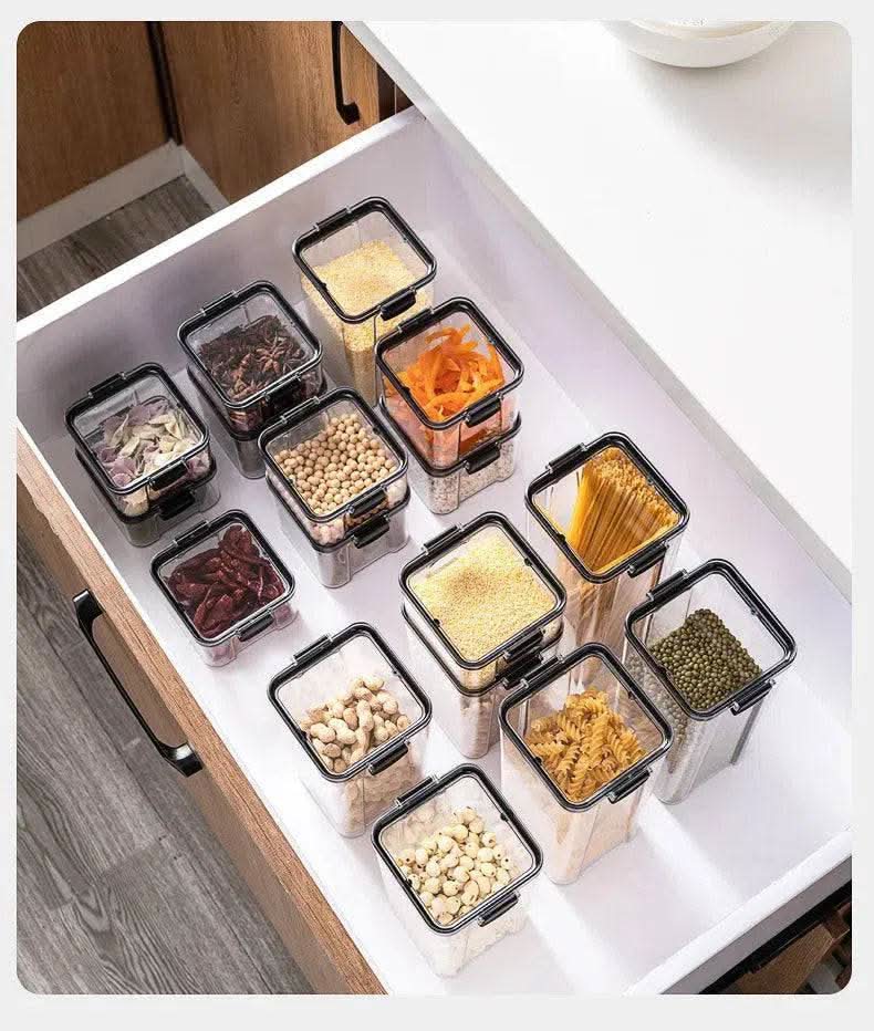 Stackable Moisture Proof Storage Jars - Luvasmr