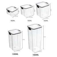 Stackable Moisture Proof Storage Jars - Luvasmr