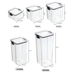 Stackable Moisture Proof Storage Jars - Luvasmr