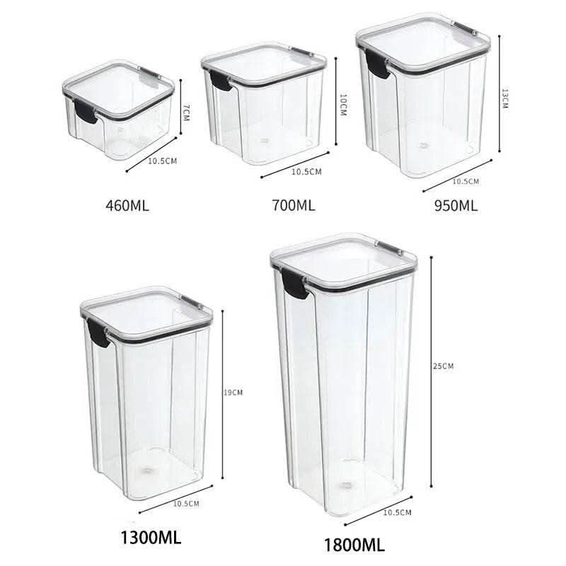 Stackable Moisture Proof Storage Jars - Luvasmr