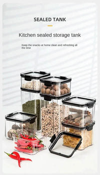 Stackable Moisture Proof Storage Jars - Luvasmr