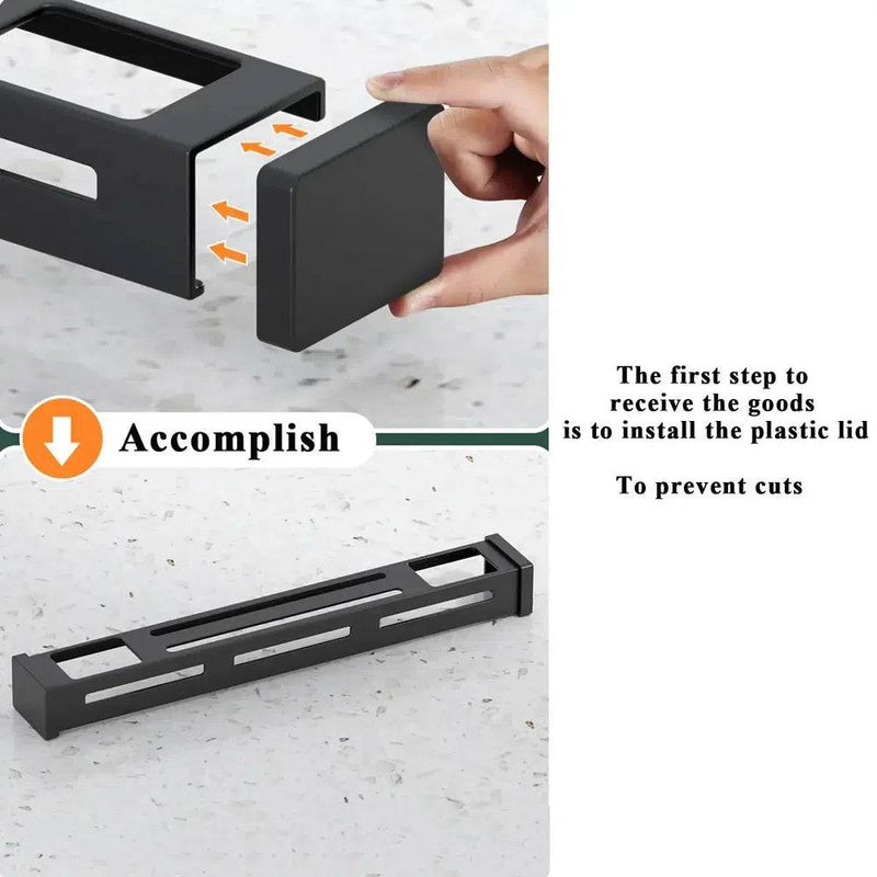 Stainless Steel Wall-Mounted Kitchen Knife Storage Rack | Kitchen | Luvasmr - Satisfyingly Organised