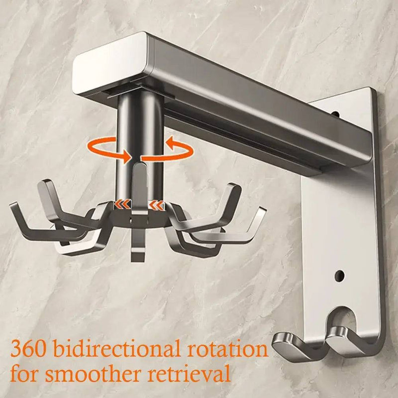 2 In 1 Rotating Hook Kitchen Spoon Hanger | Kitchen | Luvasmr - Satisfyingly Organised