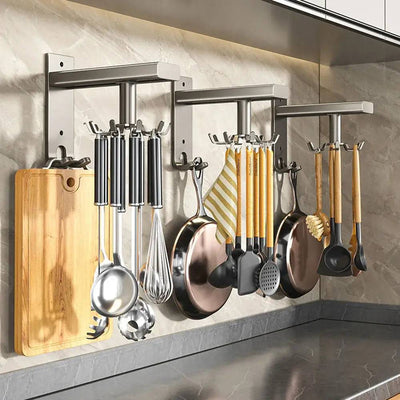 2 In 1 Rotating Hook Kitchen Spoon Hanger | Kitchen | Luvasmr - Satisfyingly Organised