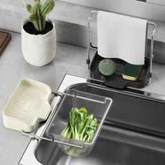 Kitchen Sink Strainer Drainage Shelf | Kitchen | Luvasmr - Satisfyingly Organised