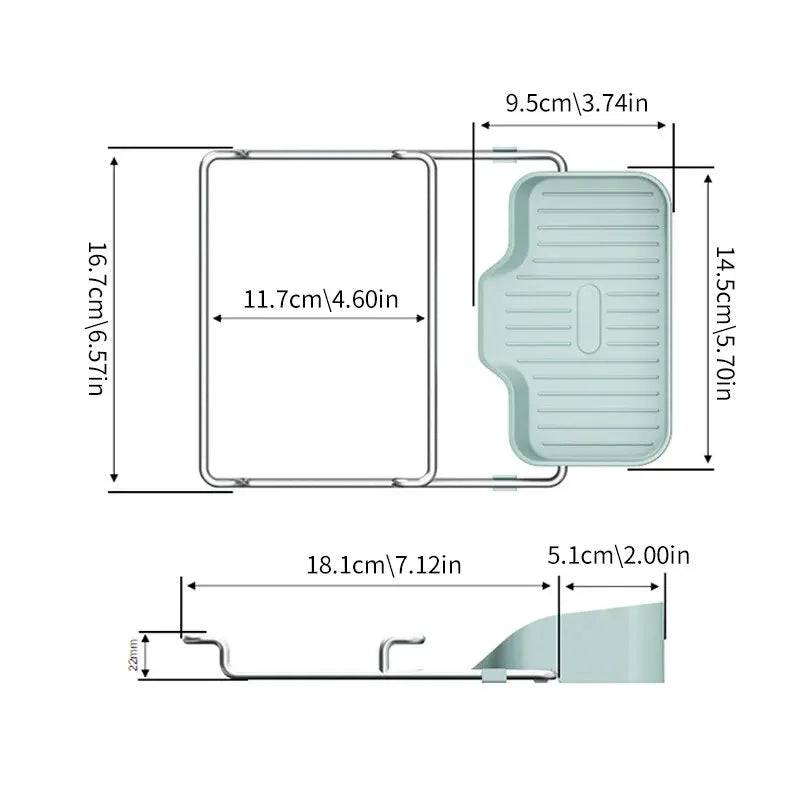 Kitchen Sink Strainer Drainage Shelf | Kitchen | Luvasmr - Satisfyingly Organised