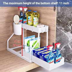 Kitchen Storage Under Sink Organiser | Kitchen | Luvasmr - Satisfyingly Organised