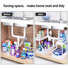 Kitchen Storage Under Sink Organiser | Kitchen | Luvasmr - Satisfyingly Organised