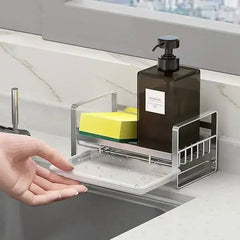Sink Sponge Holder Rack | Kitchen | Luvasmr - Satisfyingly Organised