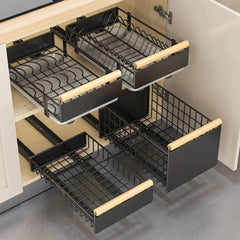 Pull-Out Sliding Drawer Kitchen Organiser | Kitchen | Luvasmr - Satisfyingly Organised