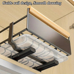 Pull-Out Sliding Drawer Kitchen Organiser | Kitchen | Luvasmr - Satisfyingly Organised