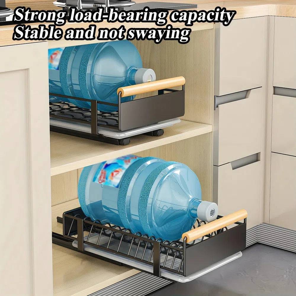 Pull-Out Sliding Drawer Kitchen Organiser | Kitchen | Luvasmr - Satisfyingly Organised