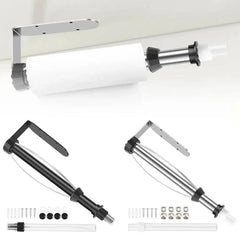 Stainless Steel Paper Towel Holder with Spray Bottle | Kitchen | Luvasmr - Satisfyingly Organised