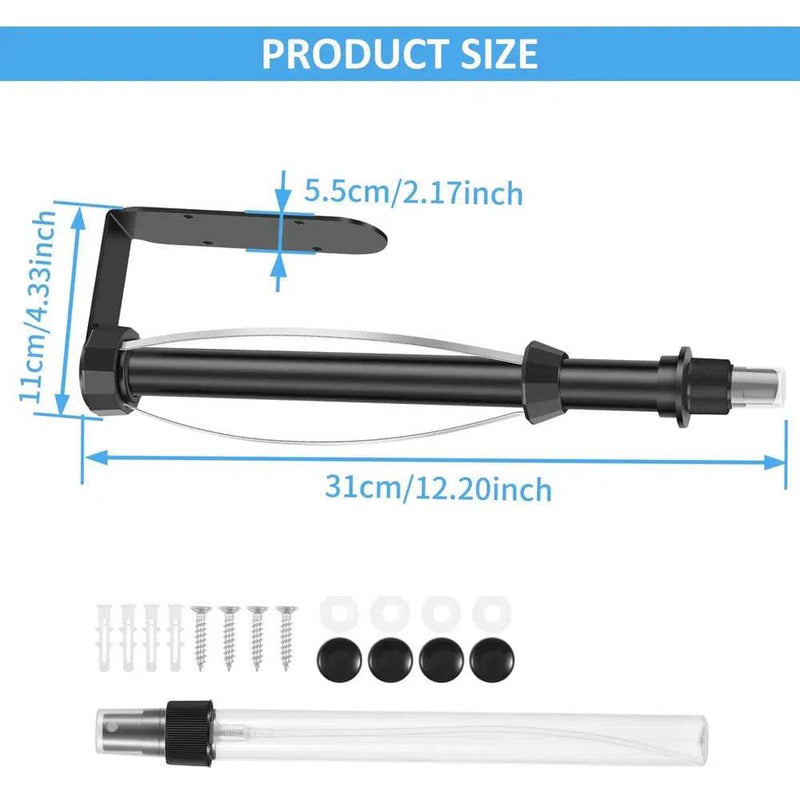 Stainless Steel Paper Towel Holder with Spray Bottle | Kitchen | Luvasmr - Satisfyingly Organised