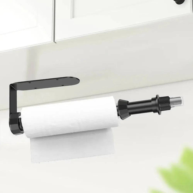 Stainless Steel Paper Towel Holder with Spray Bottle | Kitchen | Luvasmr - Satisfyingly Organised
