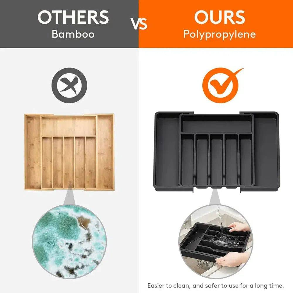 Versatile Expandable Silverware Organiser | Kitchen | Luvasmr - Satisfyingly Organised