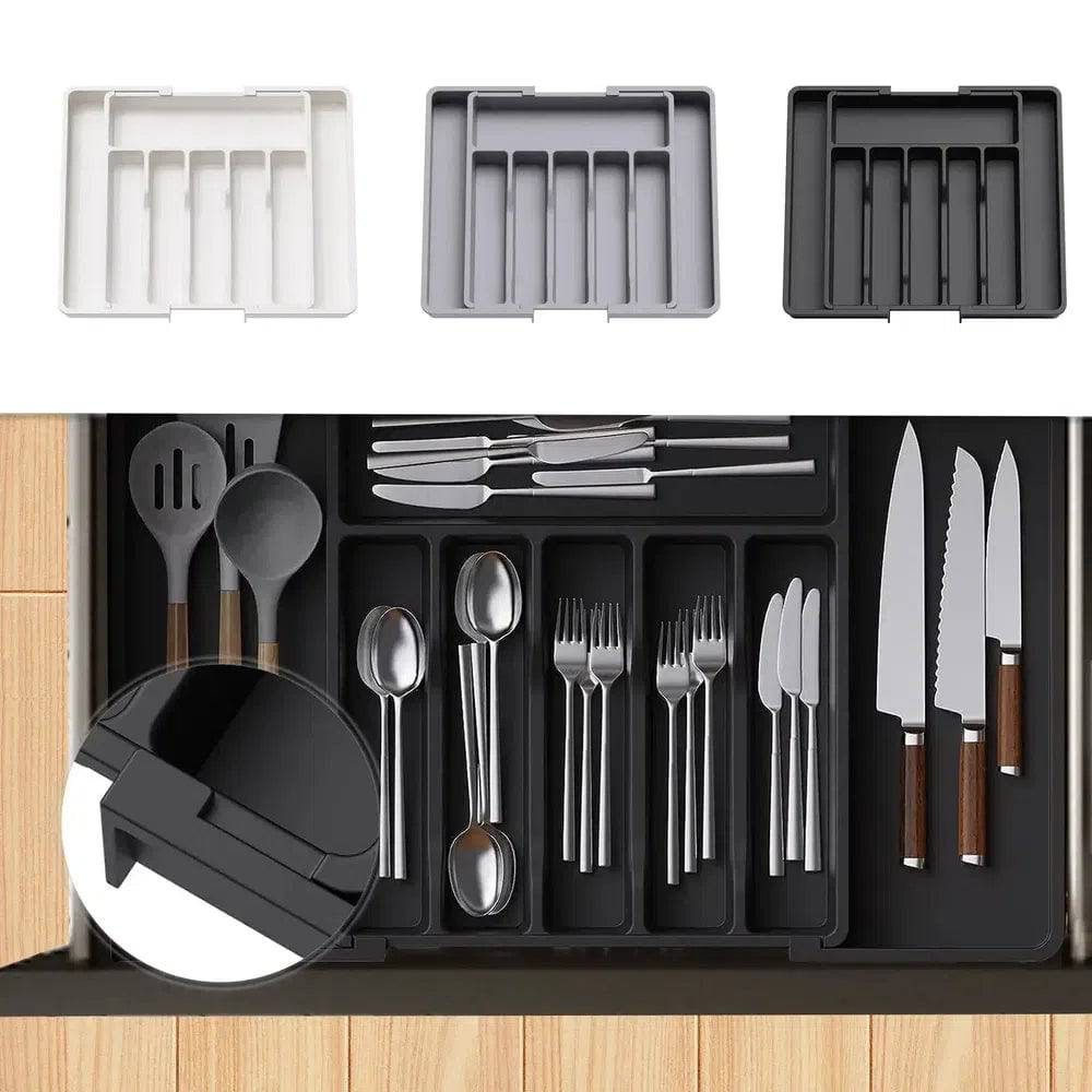 Versatile Expandable Silverware Organiser | Kitchen | Luvasmr - Satisfyingly Organised