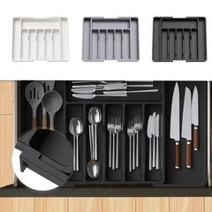 Versatile Expandable Silverware Organiser | Kitchen | Luvasmr - Satisfyingly Organised