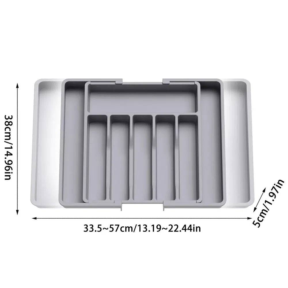 Versatile Expandable Silverware Organiser | Kitchen | Luvasmr - Satisfyingly Organised