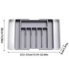 Versatile Expandable Silverware Organiser | Kitchen | Luvasmr - Satisfyingly Organised