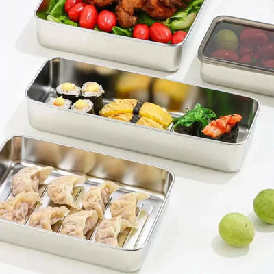 Stainless Steel Refrigerator Storage Box | Kitchen | Luvasmr - Satisfyingly Organised