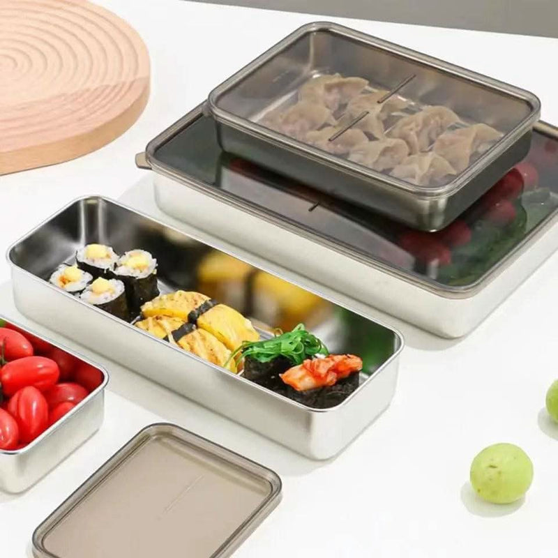 Stainless Steel Refrigerator Storage Box | Kitchen | Luvasmr - Satisfyingly Organised