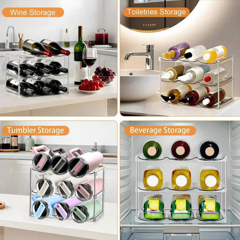 Multilayer Water Bottle & Stanley Tumbler Organiser | Kitchen | Luvasmr - Satisfyingly Organised