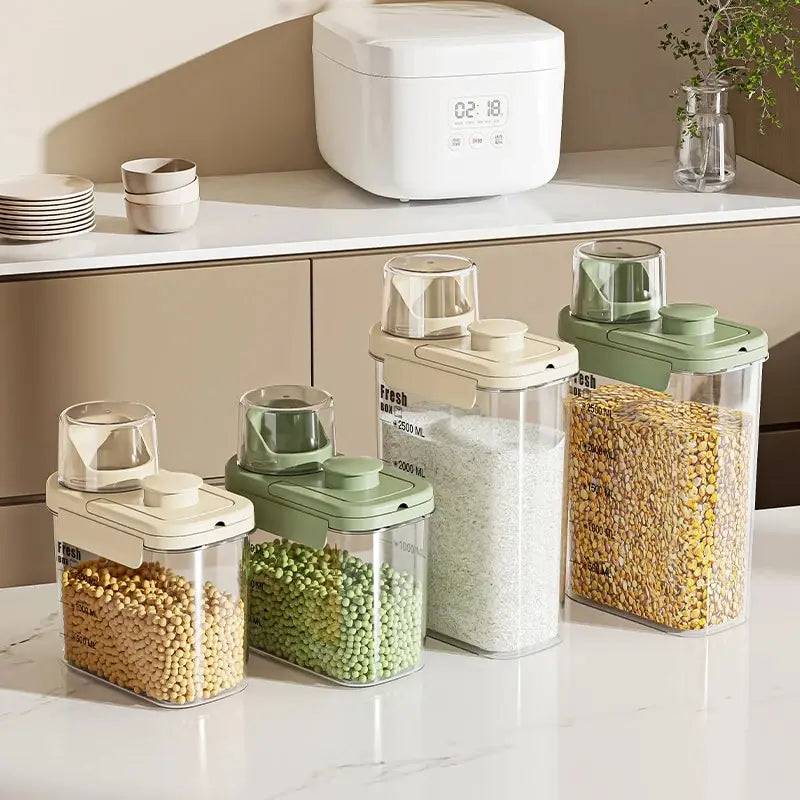 Moisture-Proof Food Storage Container with Secure Seal | Kitchen | Luvasmr - Satisfyingly Organised